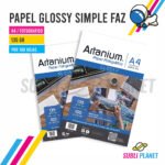 PAPEL ARTANIUM GLOSSY BRILLO CC A4 135gr 100h