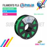 FILAMENTO PLA VERDE FLUORESCENTE x¼KG