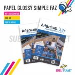 PAPEL GLOSSY SIMPLE FAZ A3+ 230gr 20 hojas
