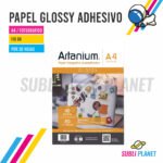 PAPEL ADHESIVO BRILLO A4 110gr
