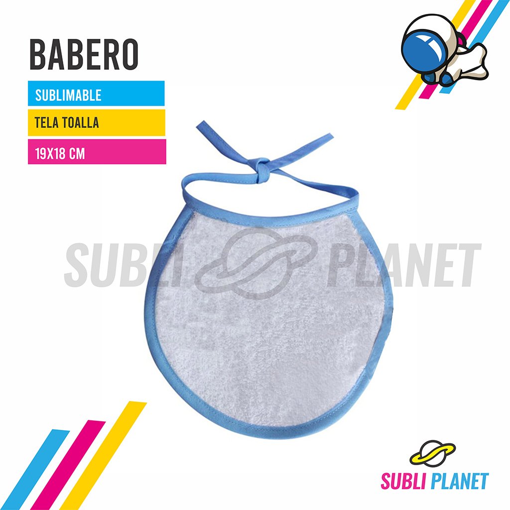 baberocelestesub BABERO CELESTE CON TIRAS - Imagen 1