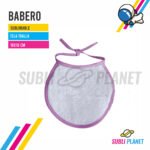 BABERO ROSA CON TIRAS