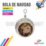 BOLA NAVIDEÑA DE 7cm