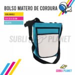 BOLSO MATERO CELESTE 19x20