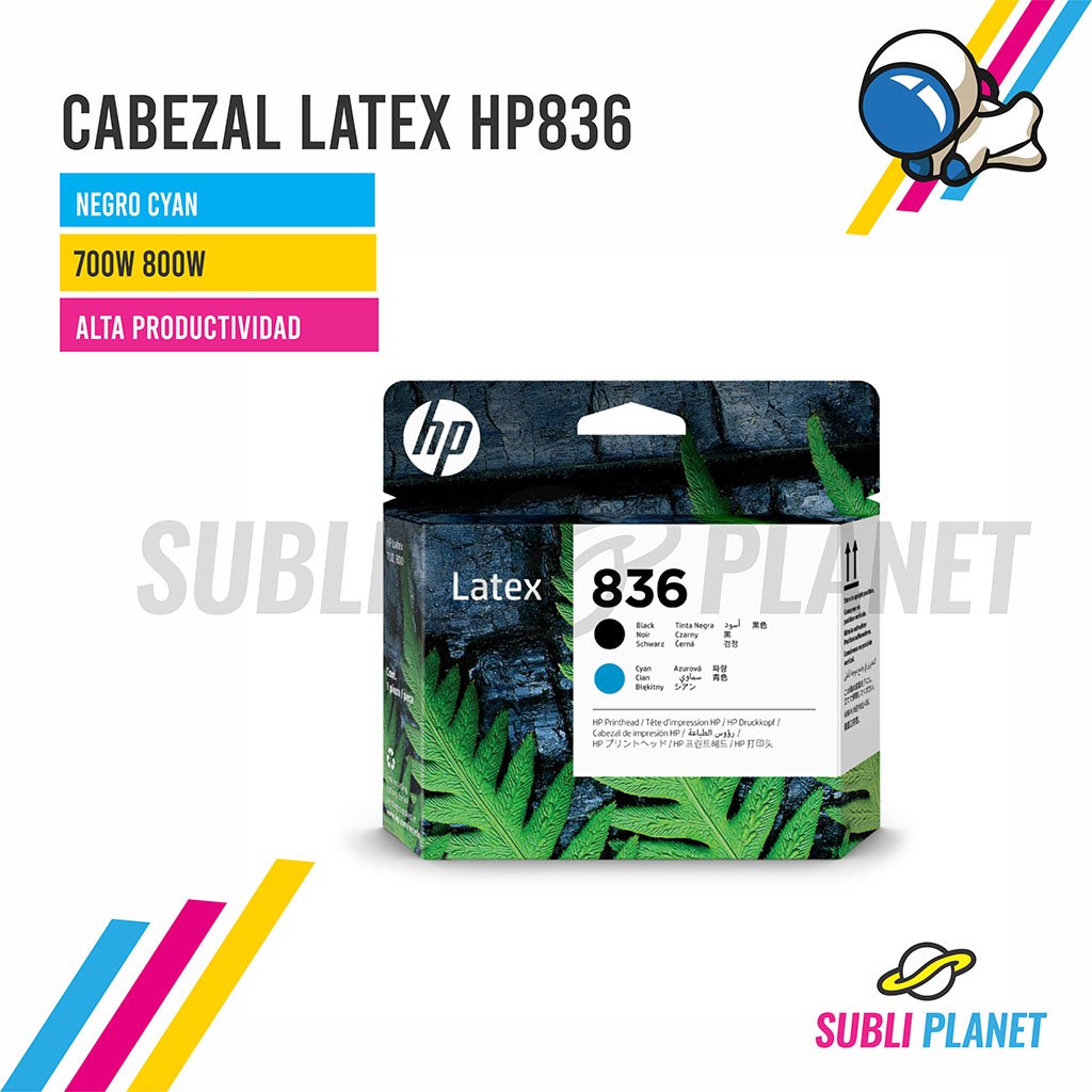 cabezalhp836negrocyan CABEZAL HP836 NEGRO / CYAN - Imagen 1