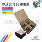 CAJA DE TE MADERA