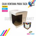 CAJA SUBLIMABLE TAZA VENTANA