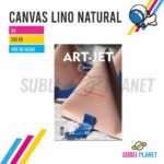 CANVAS A4 LINO NATURAL
