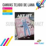 CANVAS A4 TEJIDO DE LANA
