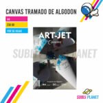 CANVAS A4 TRAMADO ALGODÓN