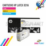 TINTA LATEX HP831A AMARILLO