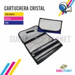 CARTUCHERA CRISTAL AZUL
