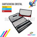 CARTUCHERA CRISTAL ROJO