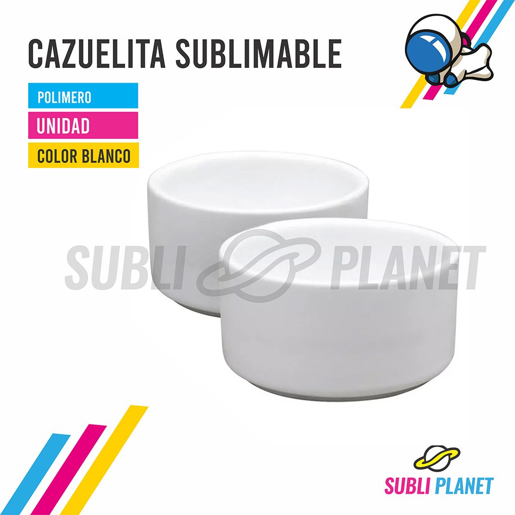 cazuelitasub CAZUELITA SUBLIMABLE 8.2x4.2 - Imagen 1