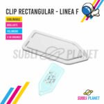 CLIP RECTANGULAR BRILLANTE