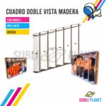 CUADRO DOBLE VISTA MADERA