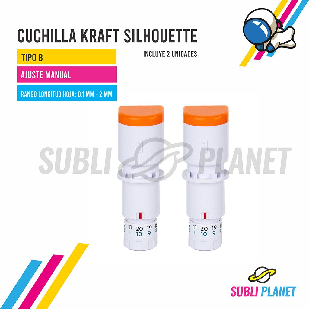 cuchillakraftB2unidades CUCHILLA KRAFT B 2MM CAMEO 4 - Imagen 1
