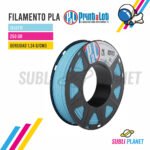 FILAMENTO PLA CELESTE x¼KG