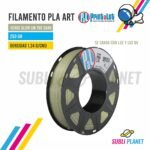 FILAMENTO PLA ART VERDE GLOW ¼KG