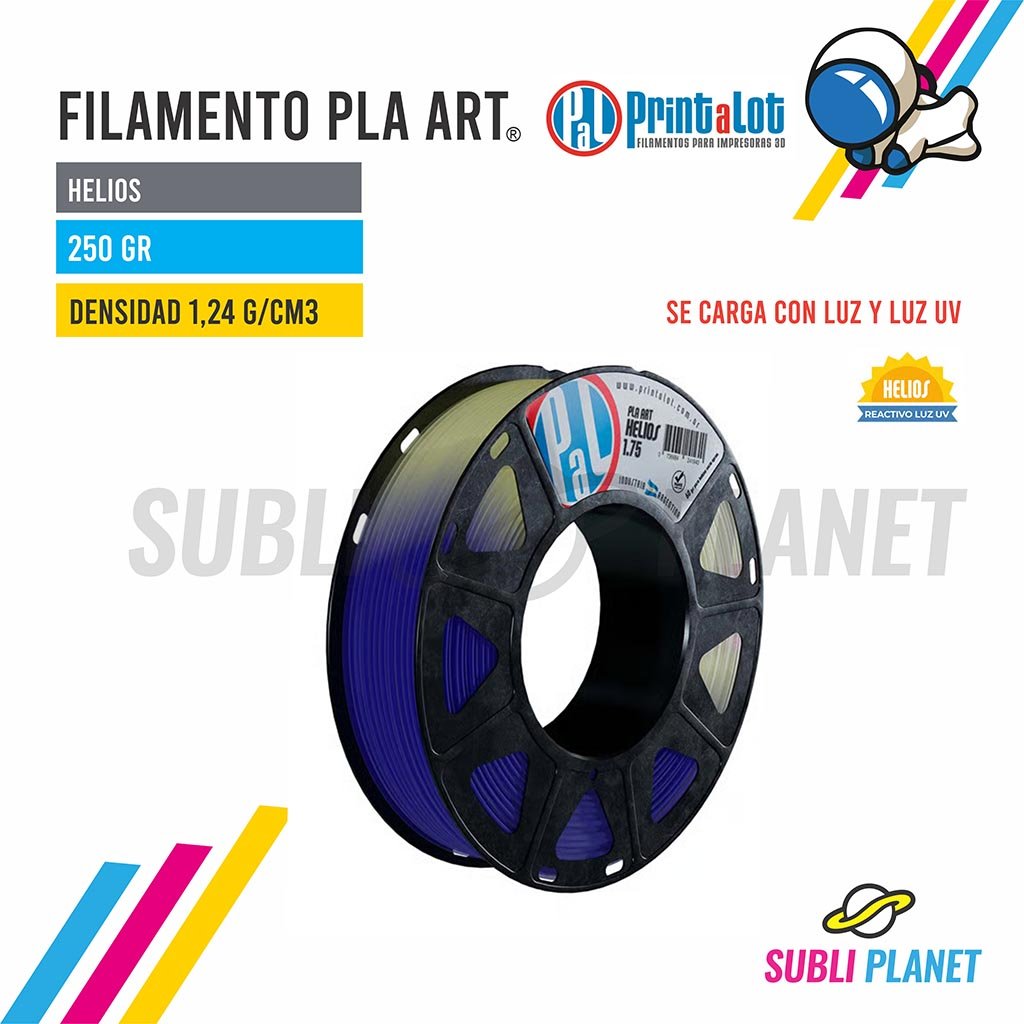 fhelios250 FILAMENTO PLA ART HELIOS ¼KG - Imagen 1