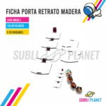FICHA PORTA RETRATO MADERA