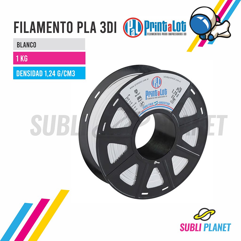 filamento3diBLANCO FILAMENTO 3Di BLANCO x1KG - Imagen 1