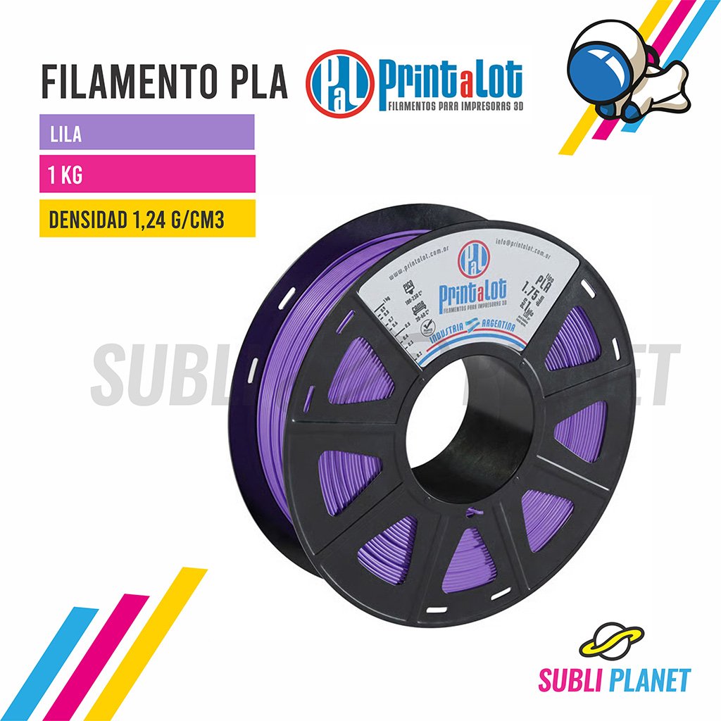 filamentoLILApla1k FILAMENTO PLA LILA x1KG - Imagen 1