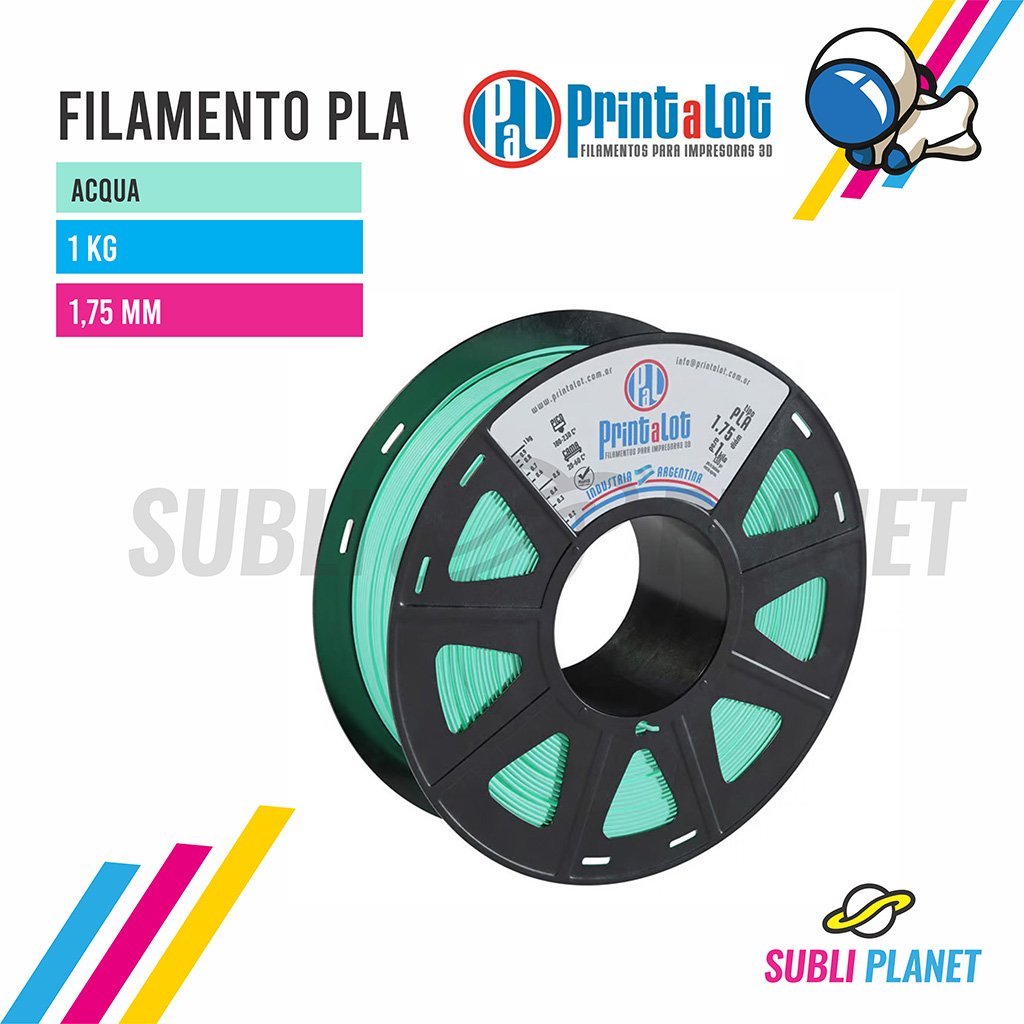 filamentoacquapla FILAMENTO PLA ACQUA x1KG - Imagen 1