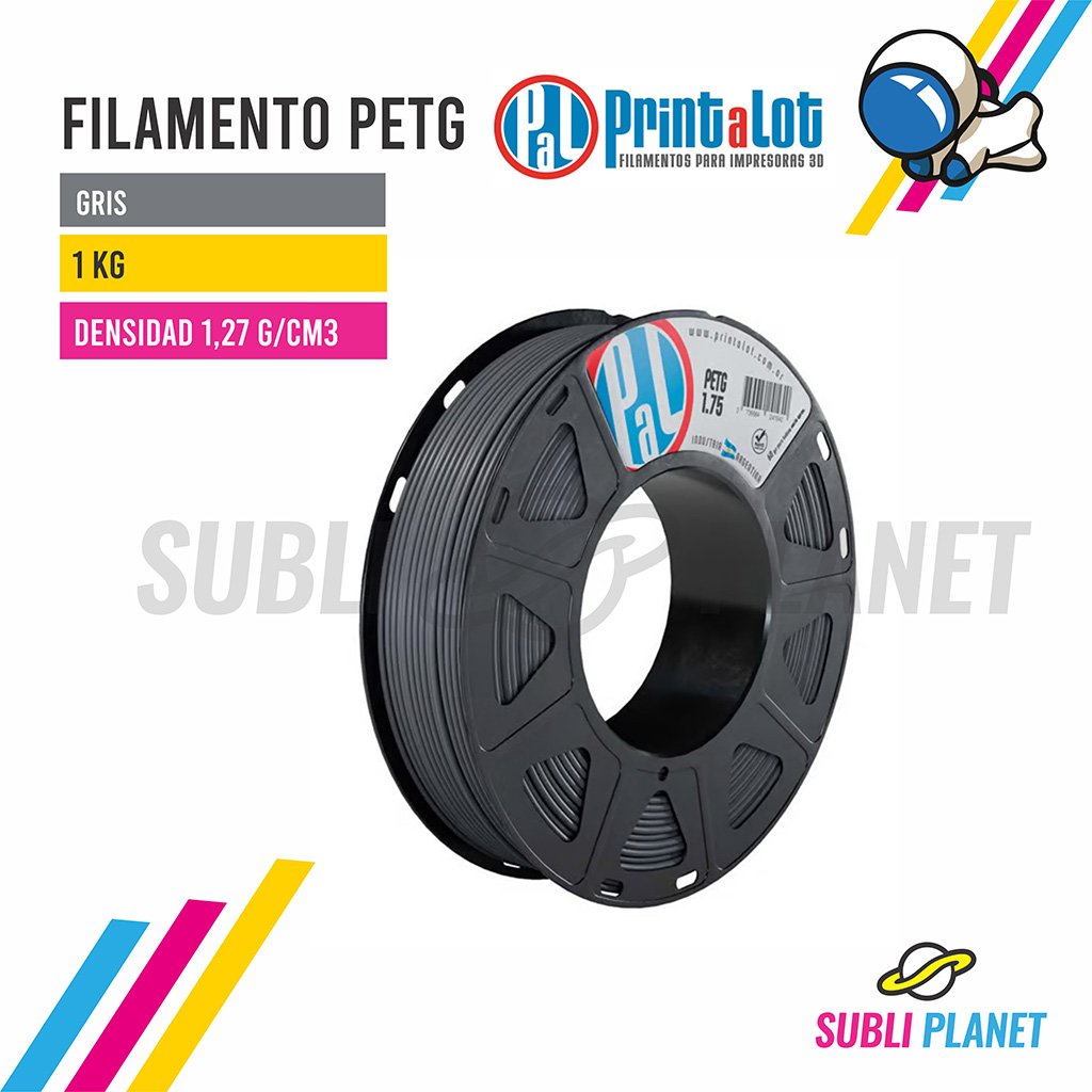 filamentogrispetg FILAMENTO PETG GRIS x1KG - Imagen 1