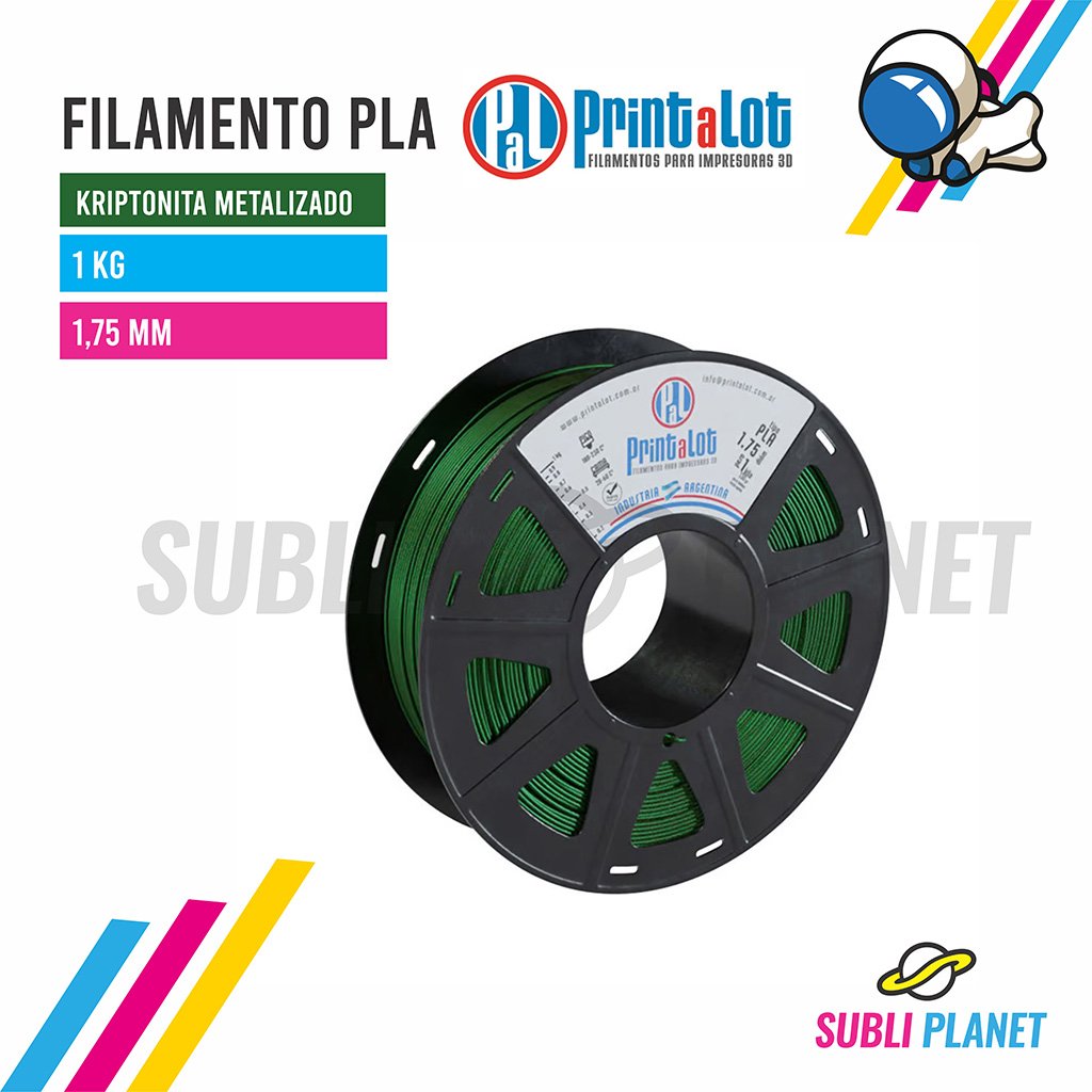 filamentokriptonitamet FILAMENTO KRIPTONITA METALIZADO x1KG - Imagen 1