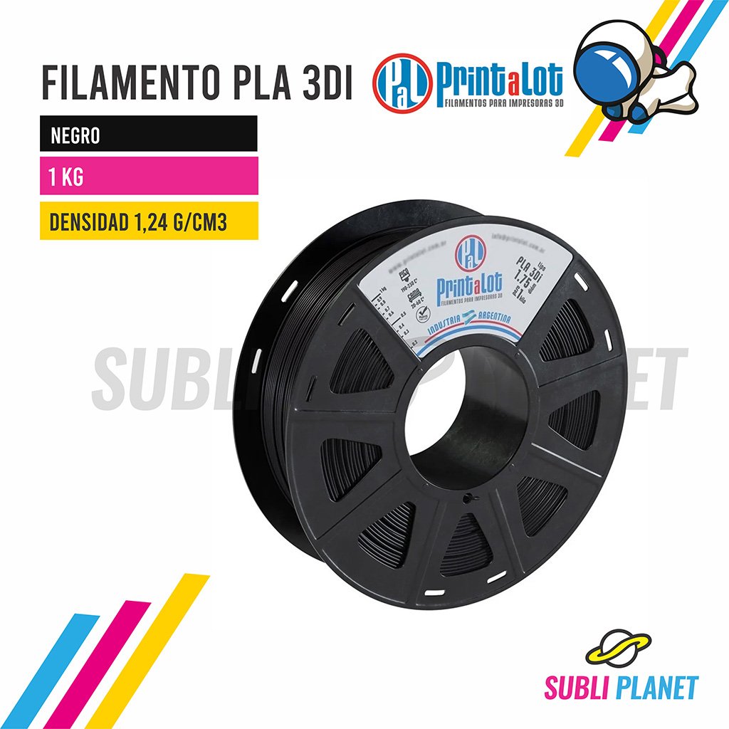 filamentonegro3di FILAMENTO 3Di NEGRO x1KG - Imagen 1