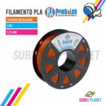 FILAMENTO PLA SAFRANO METALIZADO x1KG