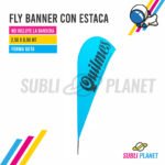 FLY BANNER CON ESTACA