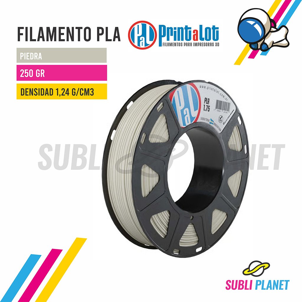 fpiedra250 FILAMENTO PLA PIEDRA x¼KG - Imagen 1
