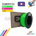 FILAMENTO 3N3 PLA VERDE FLUO x1KG