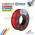 FILAMENTO PLA ROJO x¼KG