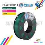 FILAMENTO PLA VERDE TRASLUCIDO x¼KG