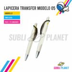 LAPICERA AMARILLA TINTA AZUL