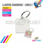 LLAVERO CUADRADO BRILLANTE