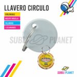 LLAVERO CIRCULO 40mm