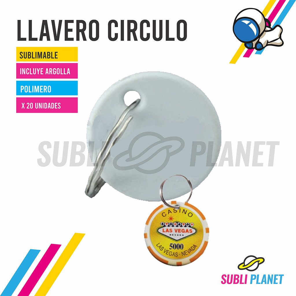 llaverocirculosub LLAVERO CIRCULO 40mm - Imagen 1