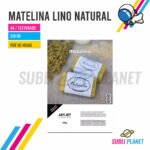 MATELINA A4 LINO NATURAL