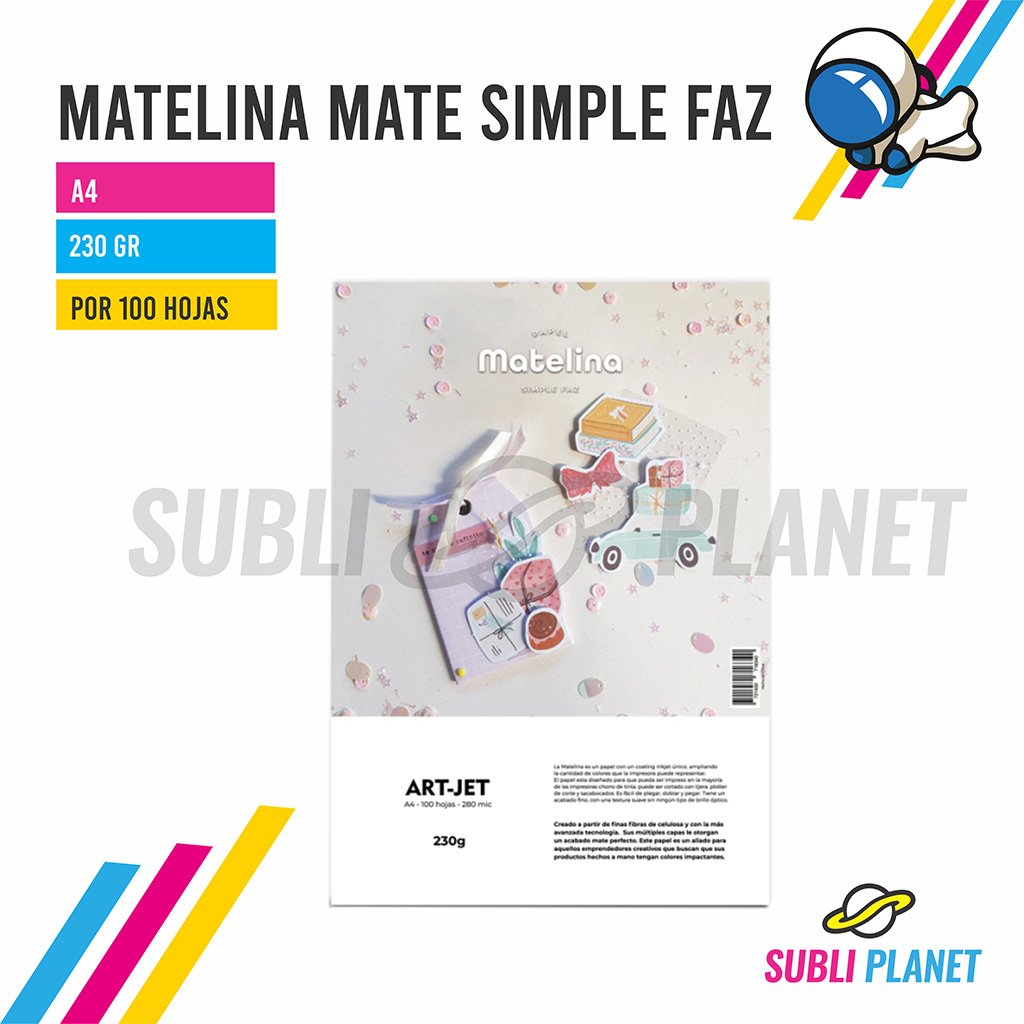 matelinamate230sf MATELINA A4 230gr x100h - Imagen 1