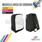MOCHILA DE CORDURA NEGRA
