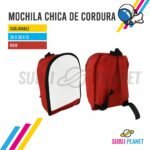 MOCHILA DE CORDURA ROJA
