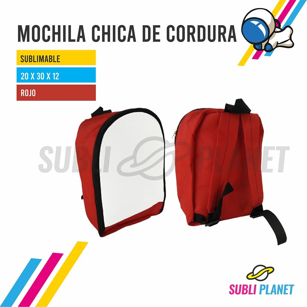 mochicorduraroja MOCHILA DE CORDURA ROJA - Imagen 1