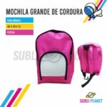 MOCHILA GRANDE DE CORDURA FUCSIA