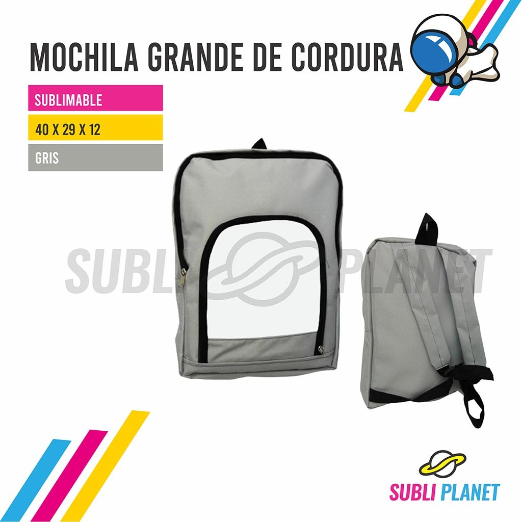 mochigrandegris MOCHILA GRANDE DE CORDURA GRIS - Imagen 1