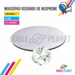 MOUSEPAD REDONDO SIMIL NEOPREN
