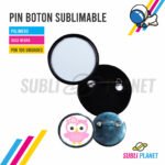 PIN SUBLIMABLE